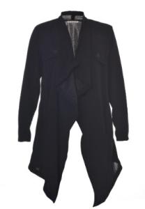 China Elegant Ladies Stylish Coats , Warm Asymmetrical Hem Coat Autumn Winter wholesale