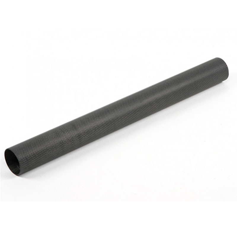 CFK Rohre Carbon Fibre Pole Pull Winding / Braided 1000mm Length