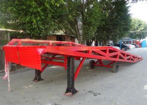 China Single Safety Fence design Mobile Yard Ramp For Container or Truck wholesale