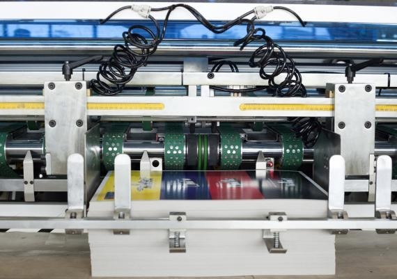 Automatic Feeder Thermal Chain Knife Film Laminator Machine 68kW MTM-108E3