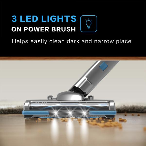 Handheld Cordless Vacuum Cleaner Powerful Suction 2 In 1 Cordless For Hard Floor