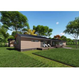 China Elegant Prefabricated Wooden Homes , Fireproof Modular Wooden House wholesale