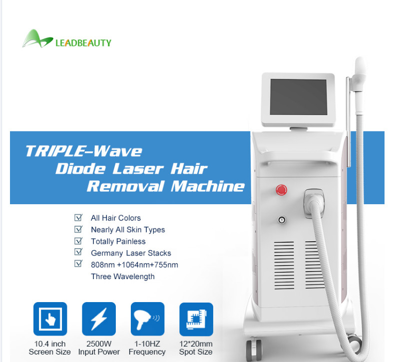 755nm 808nm 1064nm diode laser hair removal products machine/painless diode laser hair removal