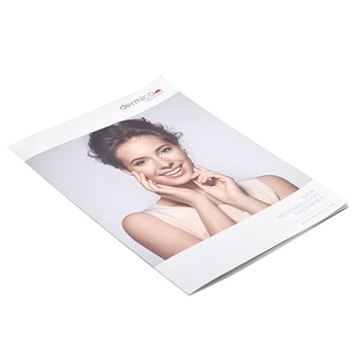 Custom Design Brochure Printing Services Glue Binding With Sewing