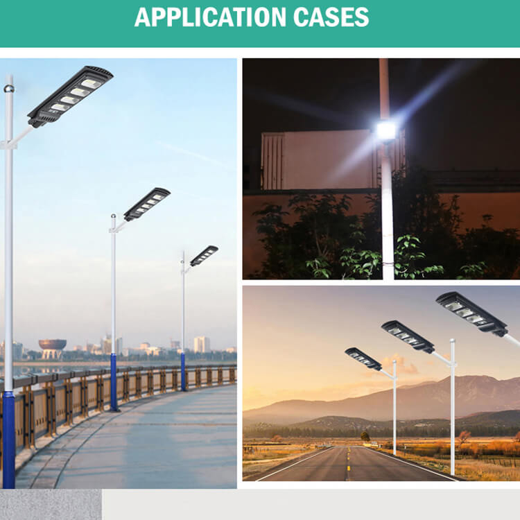 Battery 3.2V/16000MAH 100lm/w 100w 200w 300w Solar Street Light with Remote Control