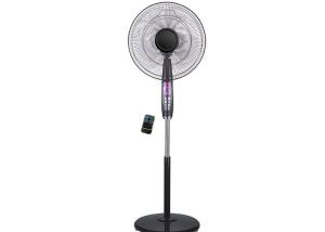 China 4 Blade 110V Electric Pedestal Air Cooler Fan / 90 Degree Oscillating Floor Fan wholesale