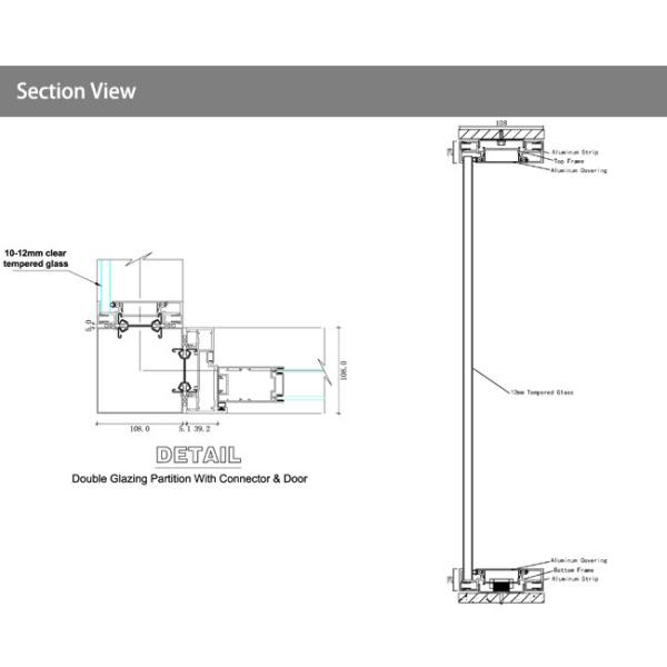 Single Glass Office Partitions Wall Frameless Optimizing Workspaces Modern