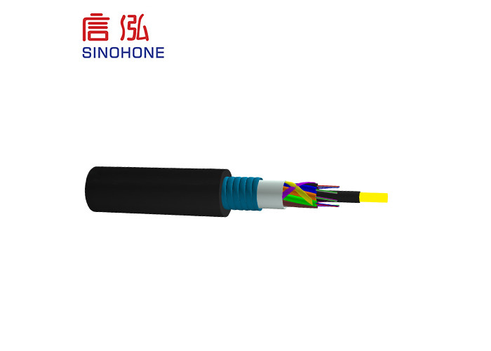 Lightweight Self Supporting Aerial Cable , Duct Fiber Optic Cable