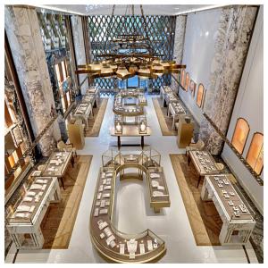 China Kiosk Customized Design Jewelry Showcase For Brand Jewelry Store Furniture wholesale