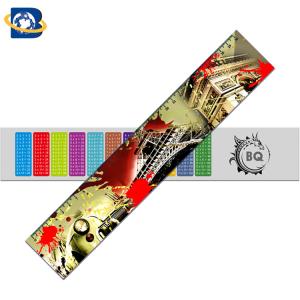China Custom 3d lenticular Ruler Straight Rulers Promotional Gift Stationery wholesale