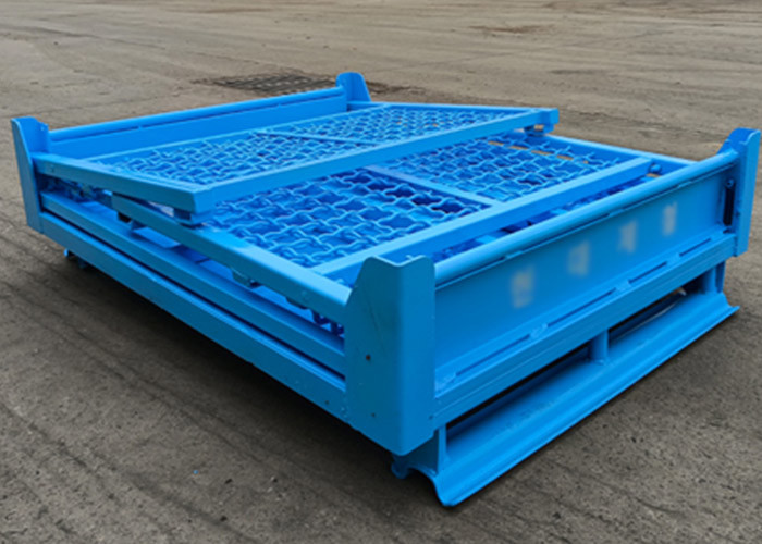 Stackable Collapsible Pallet Cage Empty Stillages Bin 1.5T Load 1000x800mm