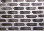 Perforated Metal Screen Wall , Perforated Steel Mesh Sheets For Safety