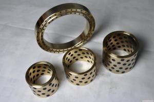 China Industrial Graphite Bronze Bushing Anti Erosion High Thermal Conductivity wholesale