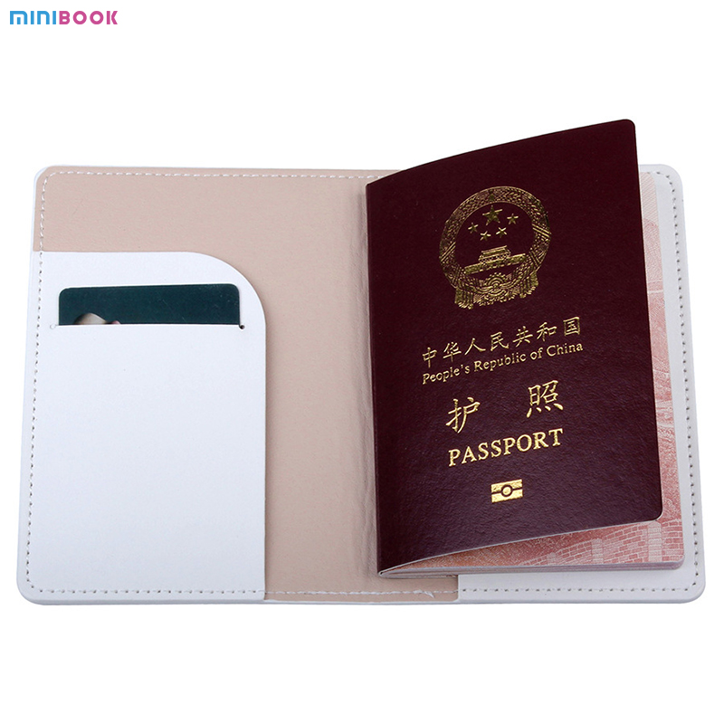 Fraternity Passport Holder Cover with Vaccination Card Slot Letter Pattern Type OEM/ODM