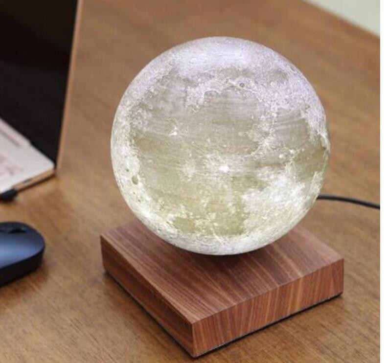 6inch magnetic levitation floating moon lamp night light for home