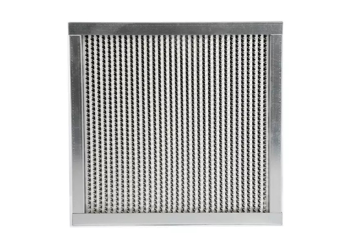 Fiberglass Deep Pleat Air Filter Replacement HEPA Panel Filter For Clean Room