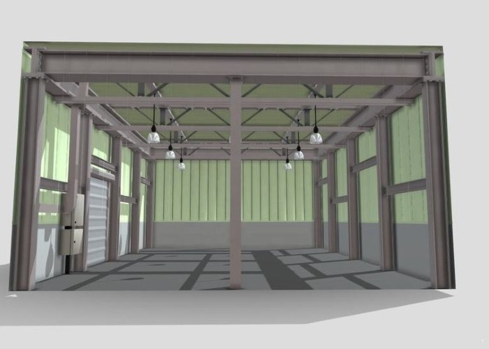 Hot Rolled H Section Steel Beam Steel Structure Warehouse with Q355B Steel