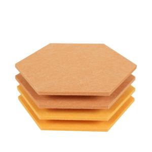 China Hexagon Acoustic Panels High Density Soundproof Absorption Panel Acoustic Solution wholesale