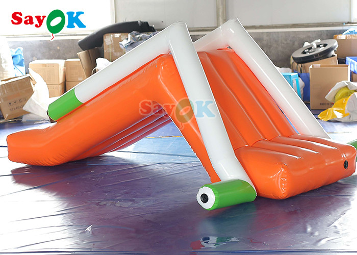 Blow Up Slip N Slide Outdoor Indoor Mini Inflatable Pool Slide Air Tight For Amusement Park
