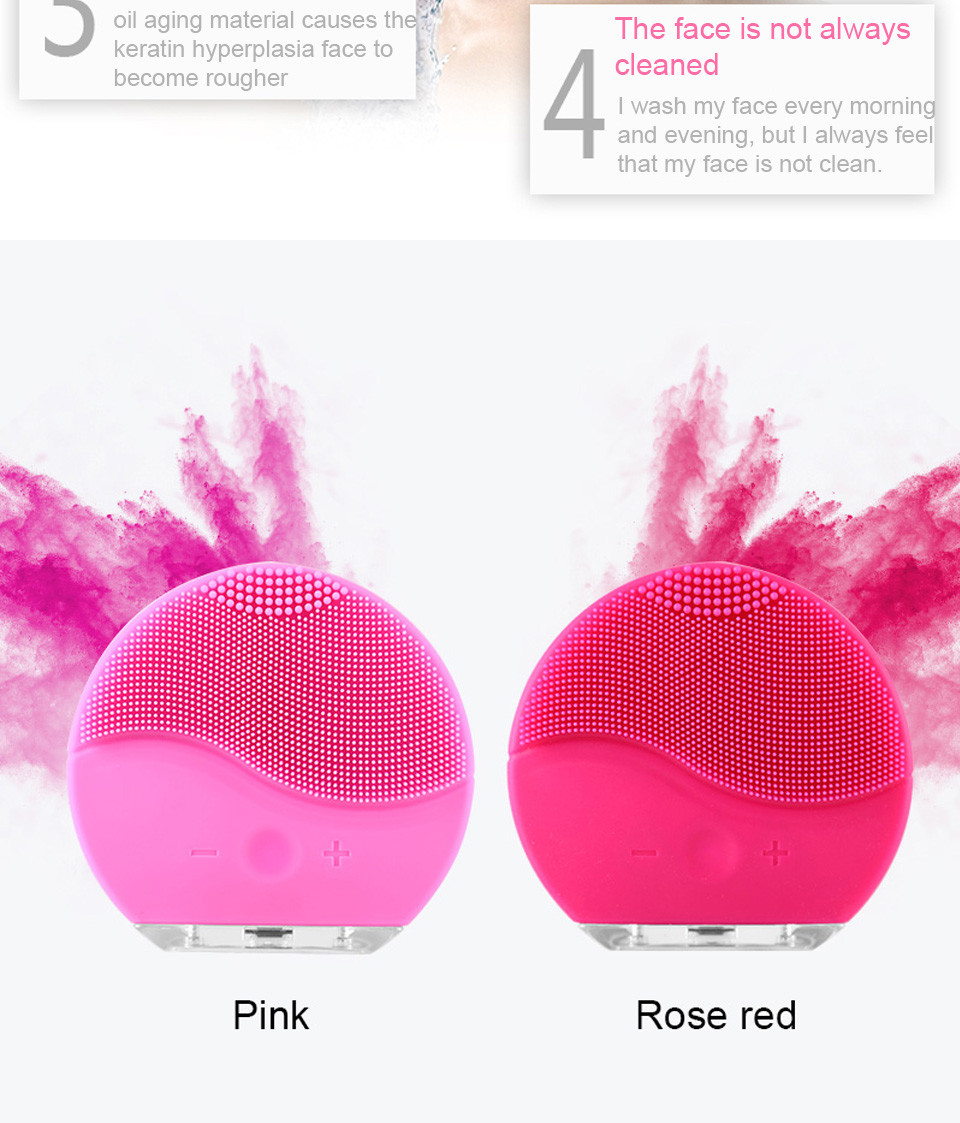 FOREO LUNA mini 2 Facial Cleansing Brush, Gentle Exfoliation and Sonic Cleansing for All Skin Types