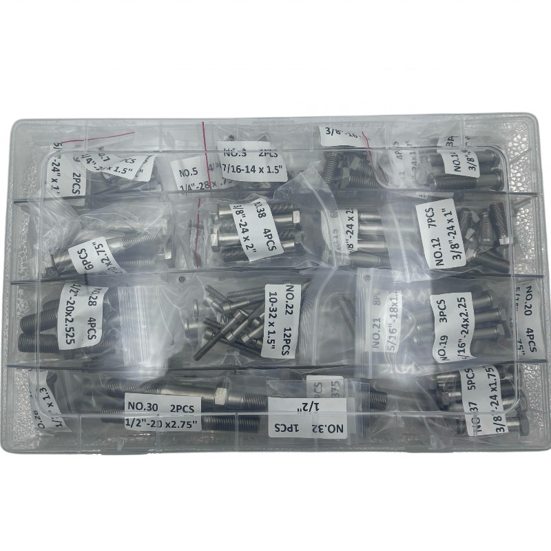 Universal Car Fitment Titanium Sprint Car XXX ONS Chassis Triple X Sprint Car Bolt Kit Complete Grade 8 Plus Bolt Kit