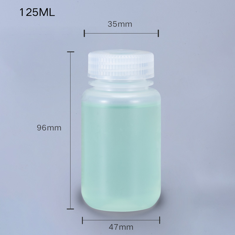 1L Transparent PP Thicken Plastic Chemical Reagent Lab Leakproof Bottles with Screw Lid