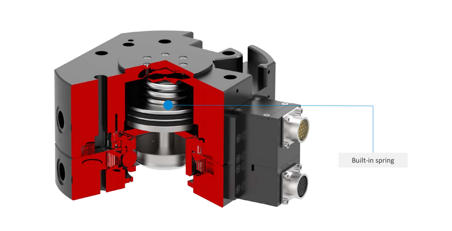 Heavy-Duty Quick Tool Changer SQC-A for Industrial Automation Equipment