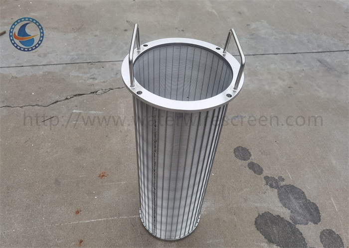 Backwash Johnson V Shape Filter Element With Handle Basket
