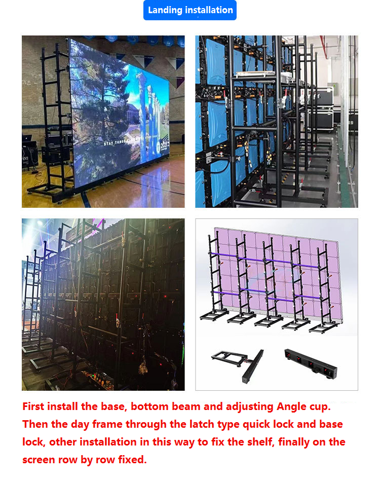 P2.6 P2.9 P3.91 Full Color Outdoor LED Video Wall Display 1920Hz 3840Hz
