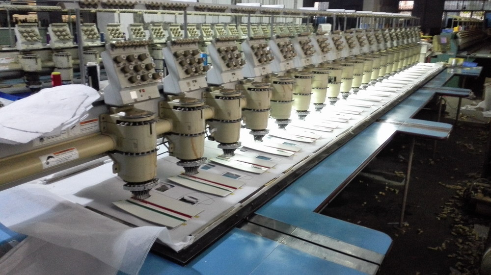 Second Hand Barudan Computerized Embroidery Machine 850rpm Work Speed
