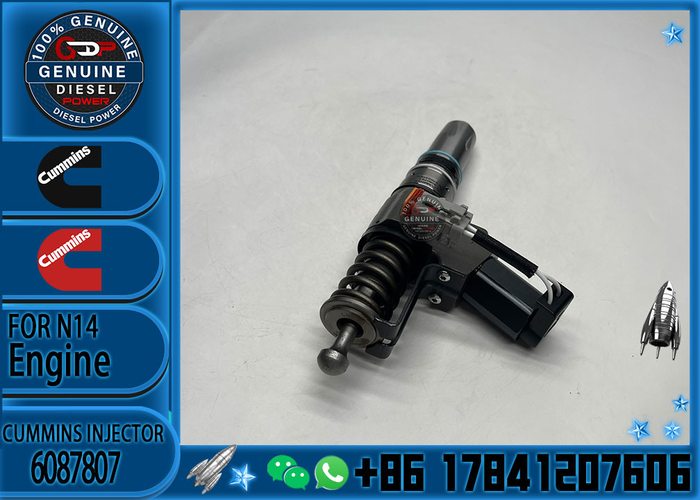 Construction Machinery Parts Fuel Injector For N14 Diesel 3409975 4307795 3411760 6087807 For CUMMINS Diesel Engine