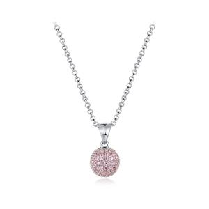 China Colorful Ball 925 Silver CZ Pendant AAA Grade Rhodium Plating wholesale