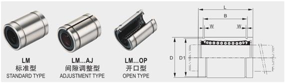 High Precision 3D Printer Linear Ball Bearing LM8UU Linear Motion with Oil Lubrication