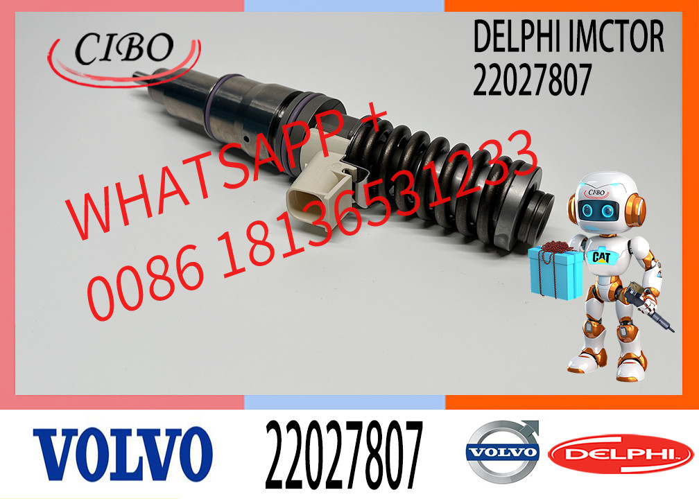 Fuel Injector Common Rail Injector 22027807 BEBE4L10001 for VOL-VO MD11 US13 D12 D13