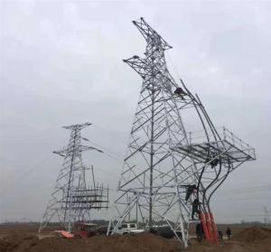 China 110KV 132KV Anger Steel Lattice Pylon Transmission Tower wholesale