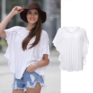 China Newest Design Women Crochet Fashion Blouse Casual Style wholesale