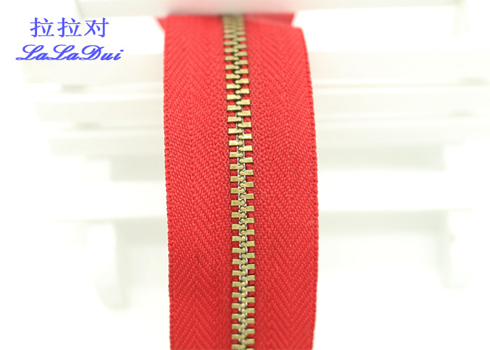 Custom 5 Inch Vintage Jeans Metal Zipper 4YG Slider Double Top Stop For Jeans And Pocket