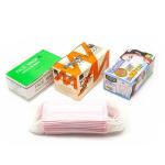 Blue White Medical 3 Layer Mask Anti Dust Anti Smog 50 Pcs / Box