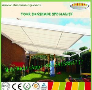 China PVC Motorized Louvered Pergola Roof Sunshade Aluminum Patio Covers wholesale