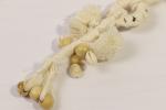 Traditional Bohemian Bead Sea Shell Cotton Rope Belt For Waistband Or Curtain