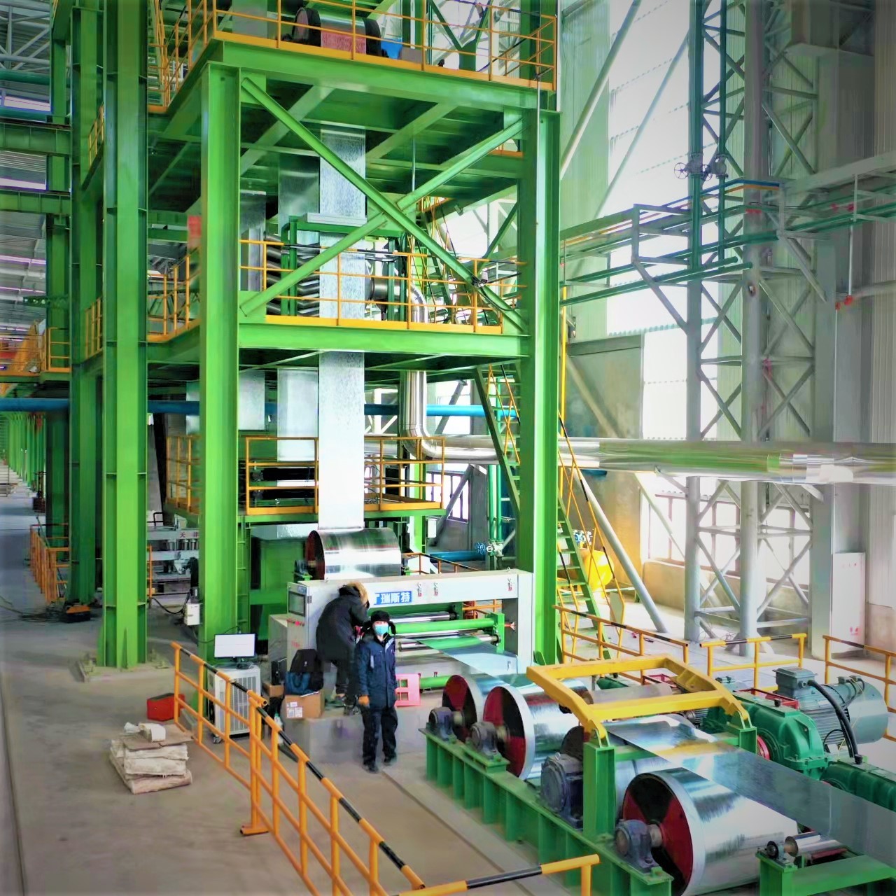 Annealing Hot Dip Galvanizing Line In Line 0.18-0.8mm 1250mm 180 000TPY