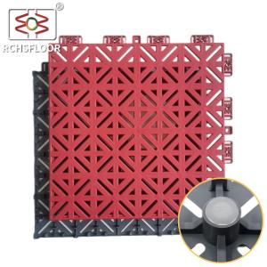China Polished Basketball Court Interlocking Plastic Floor Tiles OEM ODM wholesale