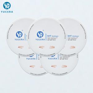 China 1250HV 600Mpa 49% Transmittance Multilayer Zirconia Disc wholesale