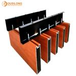 Linear Aluminium Metal Drop Ceiling Tiles Metallic 0.8mm Heat Transfer Coating