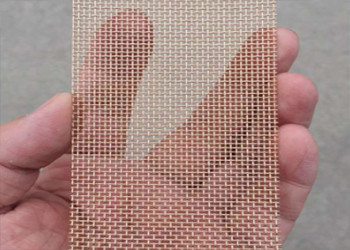 0.5-3.0m Width Phosphor Bronze Wire Mesh For Clay Powder Filter