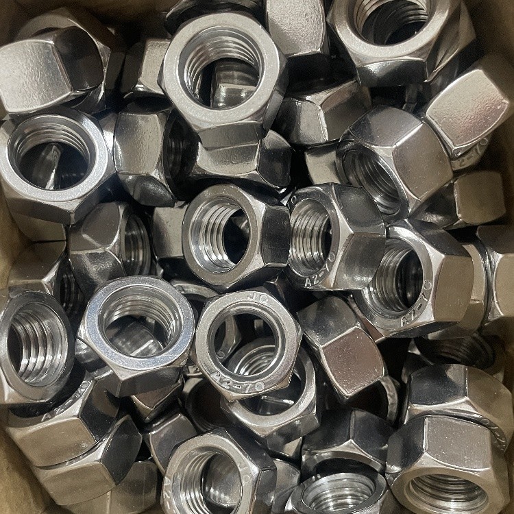 NXF DIN ISO UNI ASME Standard S32205 S31803 S32760 S32750 M6-M36 Duplex Stainless Steel fastener Hexagon Nut