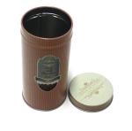 Custom vintage tin coffee canister