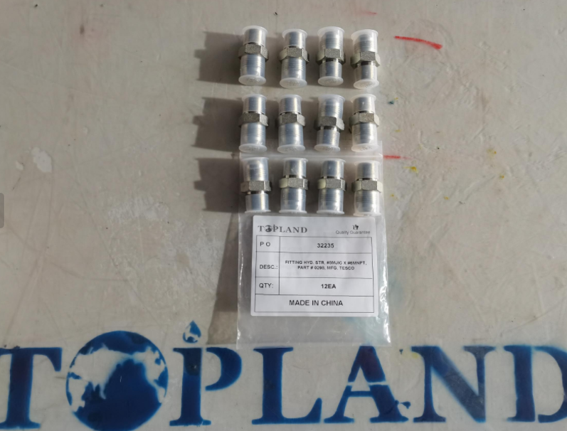 Tesco Top Drive Parts Tesco Oil Drilling Fitting Hyd Str 8mjic X 6mnpt 0298
