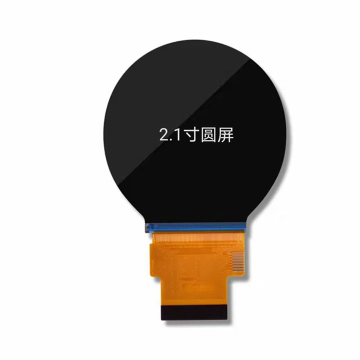 2.1 inch 480x480 Circular TFT Display 3SPI+18RGB Interface 40 Pin