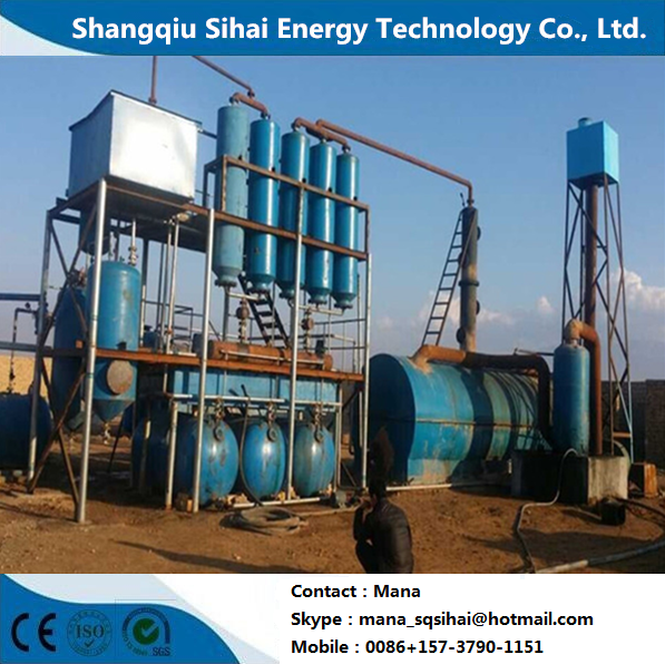 Continuous Distillation and Purification of Waste Engine Oil for Reuse in Reclamation